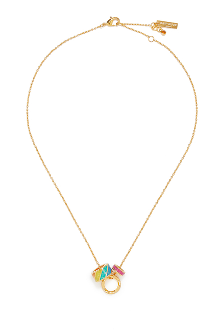 Enamel Multicolor Necklace
